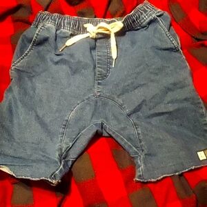 Summer '24 denim shorts. Jorts. Made even cooler with high end drawstrings.